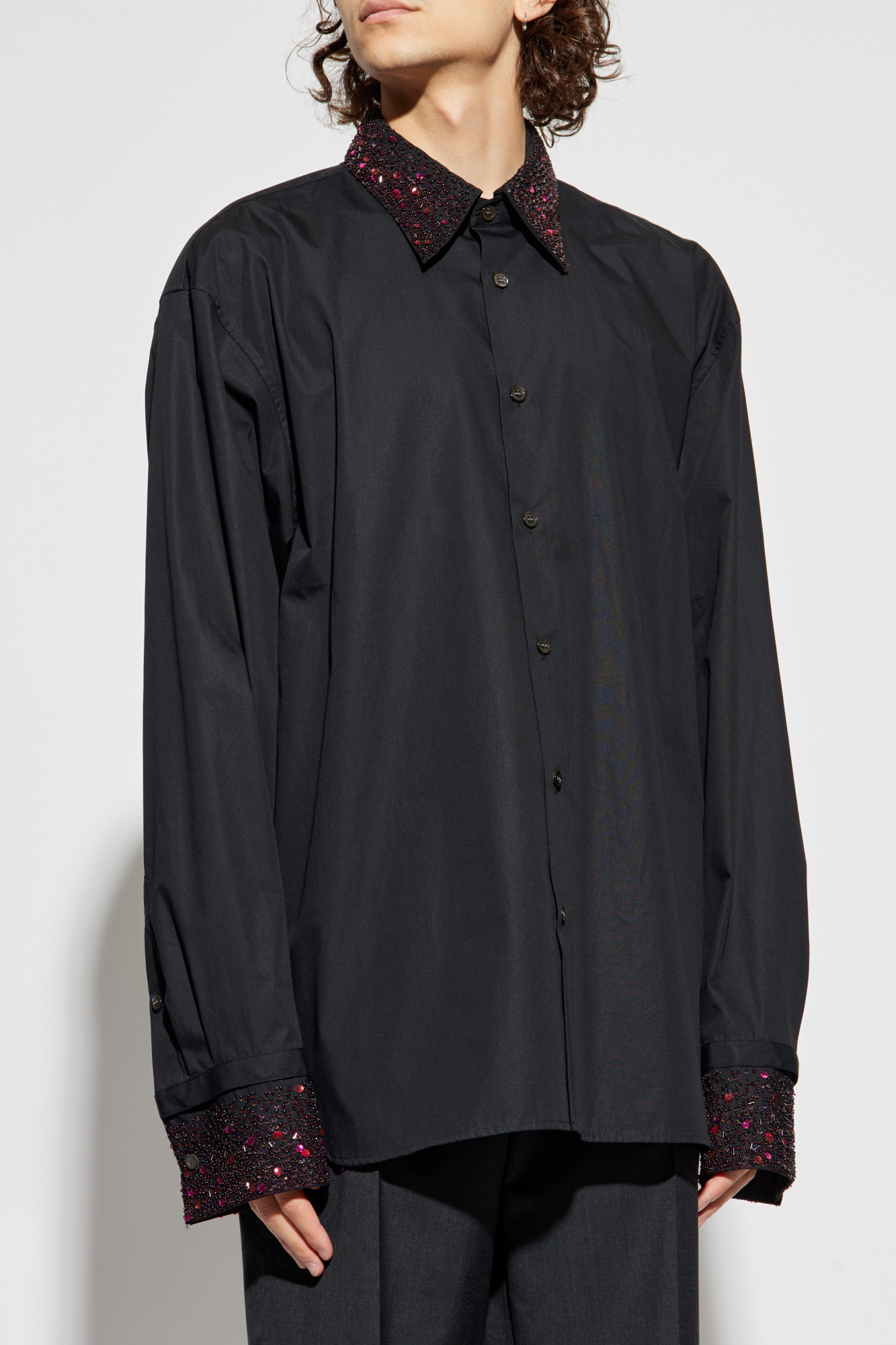 トップス 1990's DRIES VAN NOTEN DRESS SHIRT Dries Van Noten Vintage Shirt, Tops - Designer Exchange